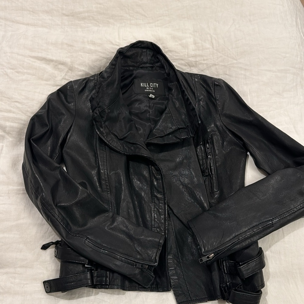 Vintage leather jacket from Kill City XS mint condition 2000s